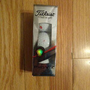 Titleist Pro V1x Golf Balls, 1 Sleeve of 3 Balls White- Brand New